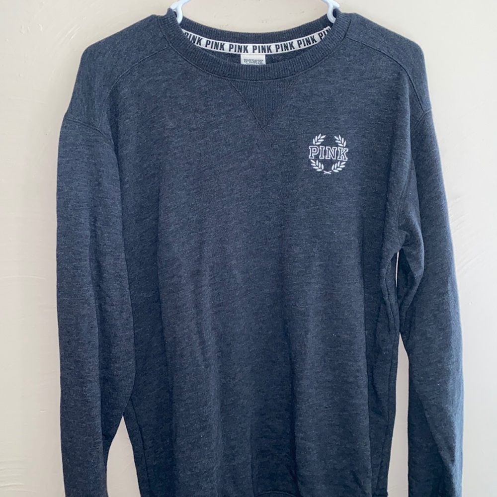 PINK oversized crewneck